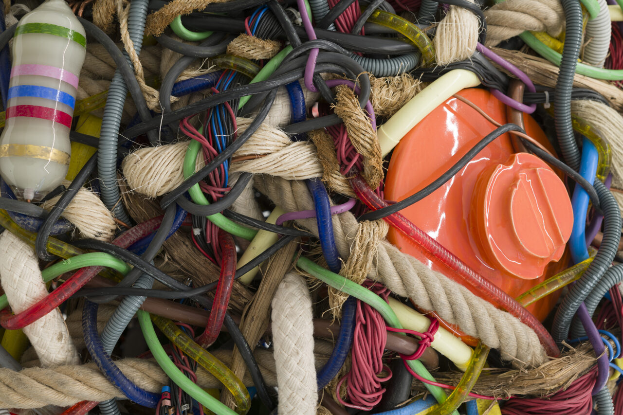 The Gordian Knot (2023) - detail, Høyersten Contemporary, Bergen, NO, 2024 (photo: Bjarte Bjørkum)